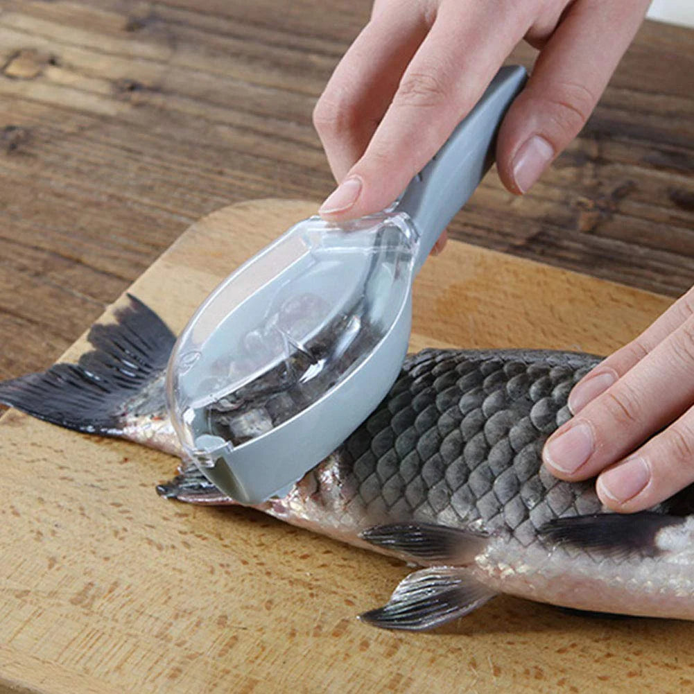 🐟 Fish Scale Scraper & Skin Peeler – Smart Kitchen Gadget
