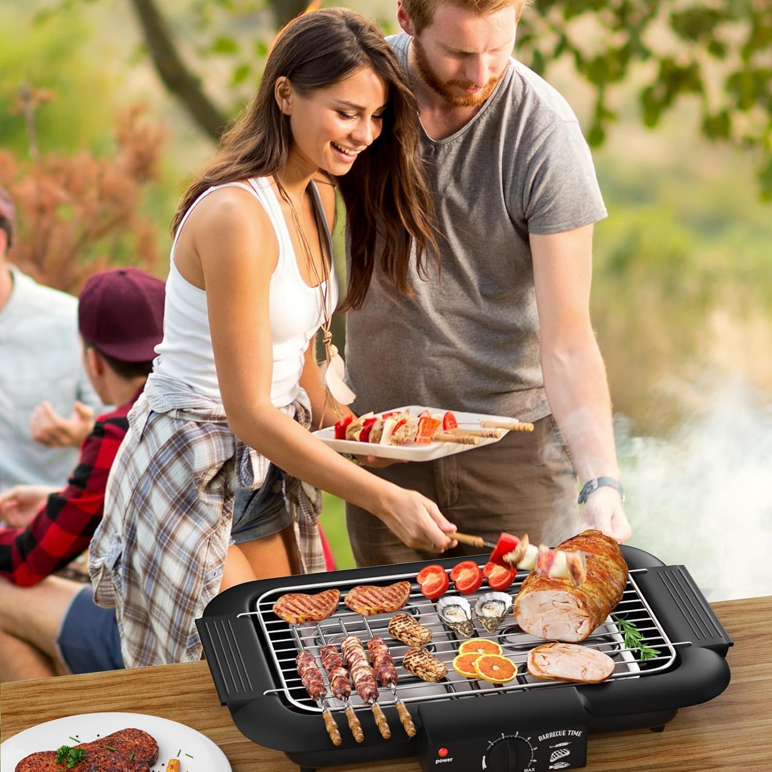 🔥 Electric Barbecue Grill 2000W Tandoori Maker